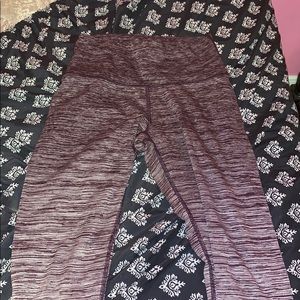 Purple Ombré aerie leggings